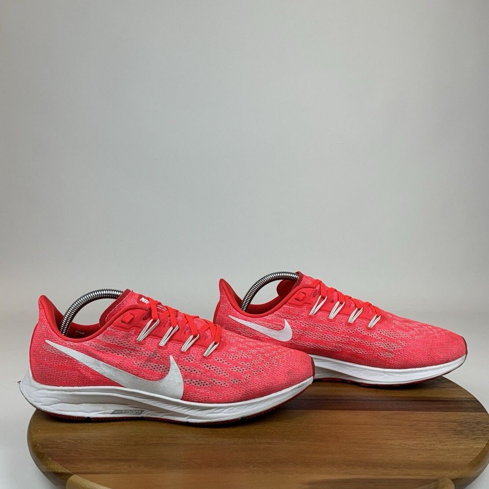 Womens Nike Air Zoom Pegasus 36 Laser Crimson Athletic Running Sneakers‎ Size 10